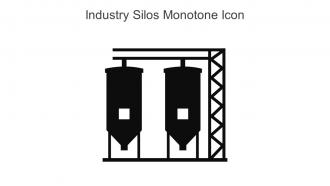 Industry Silos Monotone Icon In Powerpoint Pptx Png And Editable Eps Format
