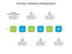 Industry software development ppt powerpoint presentation pictures styles cpb