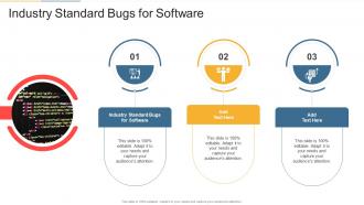 Industry Standard Bugs For Software In Ppt Powerpoint Presentation ...