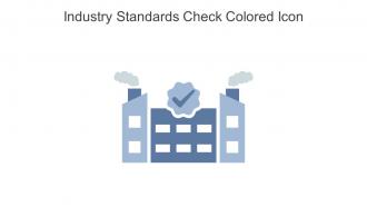 Industry Standards Check Colored Icon In Powerpoint Pptx Png And Editable Eps Format