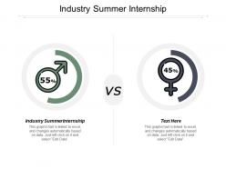 Industry summer internship ppt powerpoint presentation inspiration professional cpb