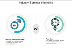 Industry summer internship ppt powerpoint presentation outline display cpb