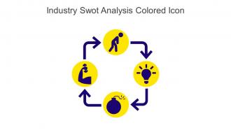 Industry Swot Analysis Colored Icon In Powerpoint Pptx Png And Editable Eps Format