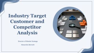 Industry Target Customer and Competitor Analysis PPT Template VA
