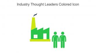Industry Thought Leaders Colored Icon In Powerpoint Pptx Png And Editable Eps Format