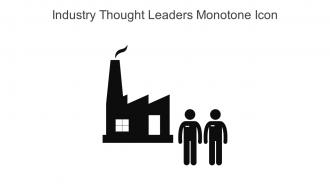 Industry Thought Leaders Monotone Icon In Powerpoint Pptx Png And Editable Eps Format
