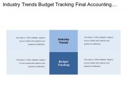 Industry Trends Budget Tracking Final Accounting Business Need