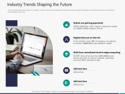 Industry trends shaping the future zettabytes ppt powerpoint presentation infographics skills