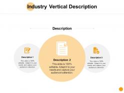 Industry vertical description checklist d124 ppt powerpoint presentation ideas visual aids