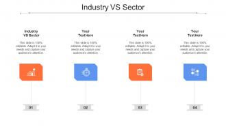 Industry vs sector ppt powerpoint presentation gallery deck cpb