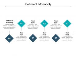Inefficient monopoly ppt powerpoint presentation professional template cpb