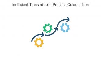 Inefficient Transmission Process Colored Icon In Powerpoint Pptx Png And Editable Eps Format