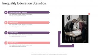 Inequality Education Statistics In Powerpoint And Google Slides Cpb