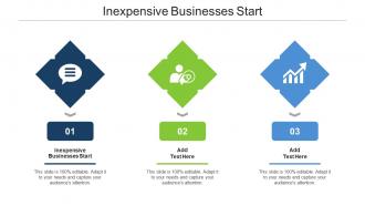 Inexpensive Businesses Start Ppt Powerpoint Presentation Slides Graphics Template Cpb