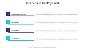 Inexpensive Healthy Food In Powerpoint And Google Slides Cpb