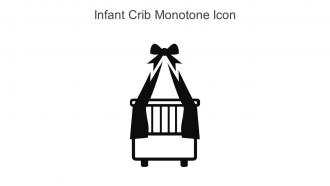 Infant Crib Monotone Icon In Powerpoint Pptx Png And Editable Eps Format
