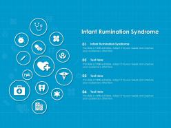 Infant rumination syndrome ppt powerpoint presentation slides templates