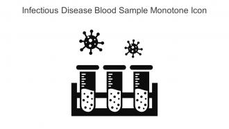 Infectious Disease Blood Sample Monotone Icon In Powerpoint Pptx Png And Editable Eps Format