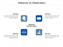 Inference vs observation ppt powerpoint presentation ideas good cpb