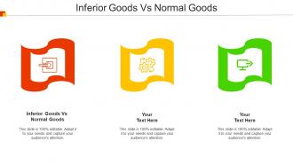 Inferior Goods Vs Normal Goods Ppt Powerpoint Presentation Infographic Template Smartart Cpb