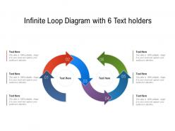 Infinite loop diagram with 6 text holders