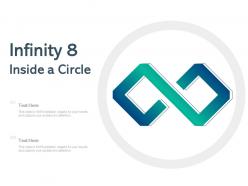 Infinity 8 inside a circle