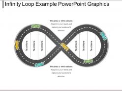 Infinity loop example powerpoint graphics