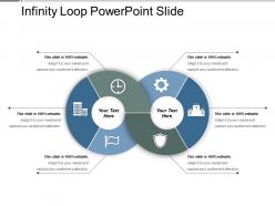 Infinity loop powerpoint slide