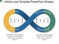 Infinity loop template powerpoint shapes