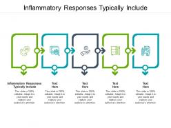 Inflammatory responses typically include ppt powerpoint presentation visual aids icon cpb