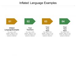 Inflated language examples ppt powerpoint presentation designs cpb