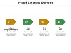 Inflated language examples ppt powerpoint presentation styles vector cpb