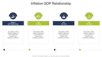Inflation Gdp Relationship In Powerpoint And Google Slides Cpb