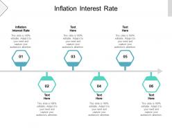 Inflation interest rate ppt powerpoint presentation slides summary cpb