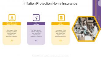 Inflation Protection Home Insurance In Powerpoint And Google Slides Cpb