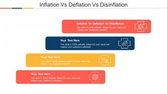 Inflation Vs Deflation Vs Disinflation Ppt Powerpoint Presentation Infographic Cpb