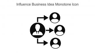 Influence Business Idea Monotone Icon In Powerpoint Pptx Png And Editable Eps Format