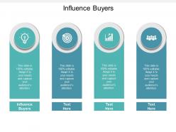 Influence buyers ppt powerpoint presentation professional guidelines cpb