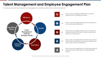 Influence engagement strategies talent management and employee engagement plan