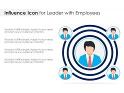 Influence icon for leader with employees