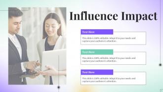 Influence Impact Single Ppt Powerpoint Presentation Lists