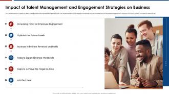 Influence of engagement strategies impact of talent management and engagement strategies