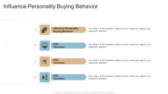 Influence Personality Buying Behavior In Powerpoint And Google Slides Cpb
