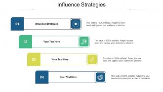 Influence strategies ppt powerpoint presentation layouts format cpb