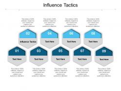 Influence tactics ppt powerpoint presentation portfolio aids cpb