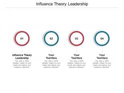 Influence theory leadership ppt powerpoint presentation slides graphics design cpb