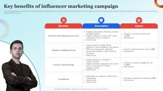 Influencer Advertising Guide Key Benefits Of Influencer Marketing Campaign Strategy SS V