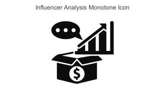 Influencer Analysis Monotone Icon In Powerpoint Pptx Png And Editable Eps Format