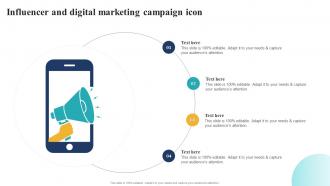 Influencer And Digital Marketing Campaign Icon