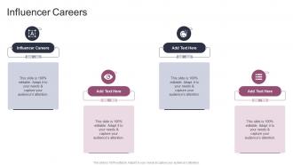 Influencer Careers In Powerpoint And Google Slides Cpb